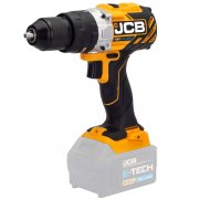 JCB 18V Cordless Brushless Combi Drill, Belt Clip, Variable Speed & LED Light - Bare Unit - 21-18BLCD-B